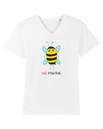 Bee positive Tricou mânecă scurtă guler V Bărbat Presenter