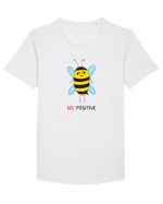 Bee positive Tricou mânecă scurtă guler larg Bărbat Skater