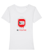Be positive Tricou mânecă scurtă guler larg fitted Damă Expresser