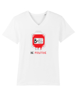 Be positive Tricou mânecă scurtă guler V Bărbat Presenter