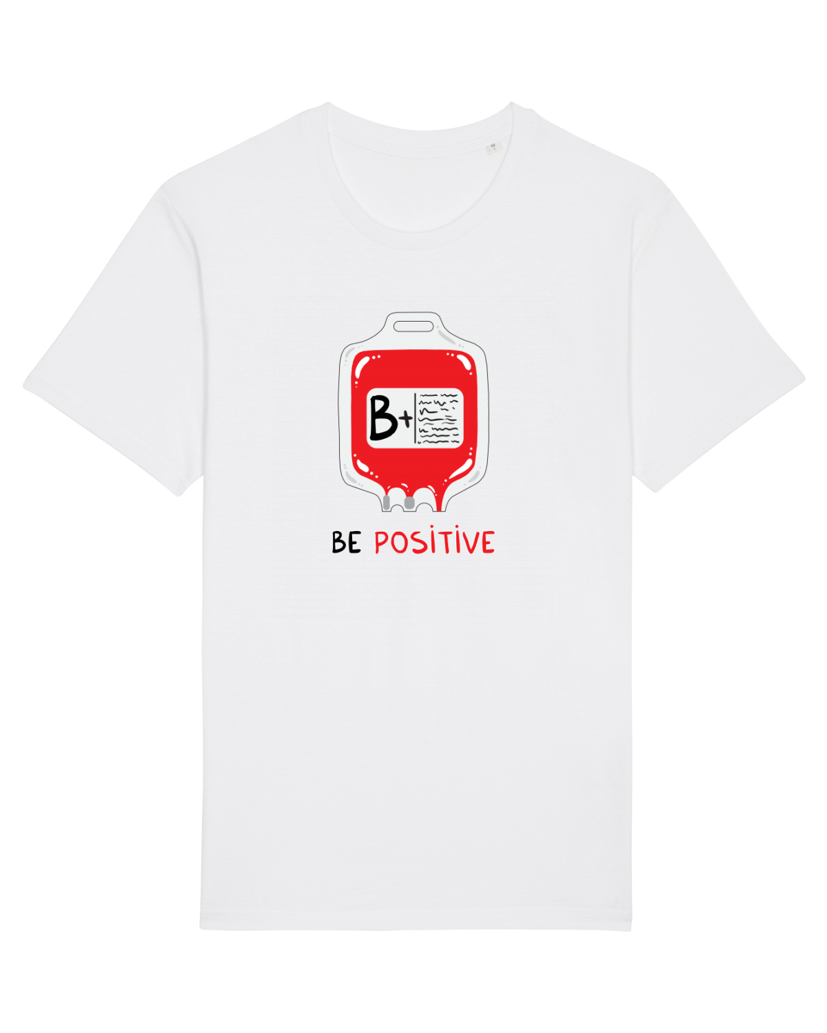 Tricou mânecă scurtă Unisex Rocker White