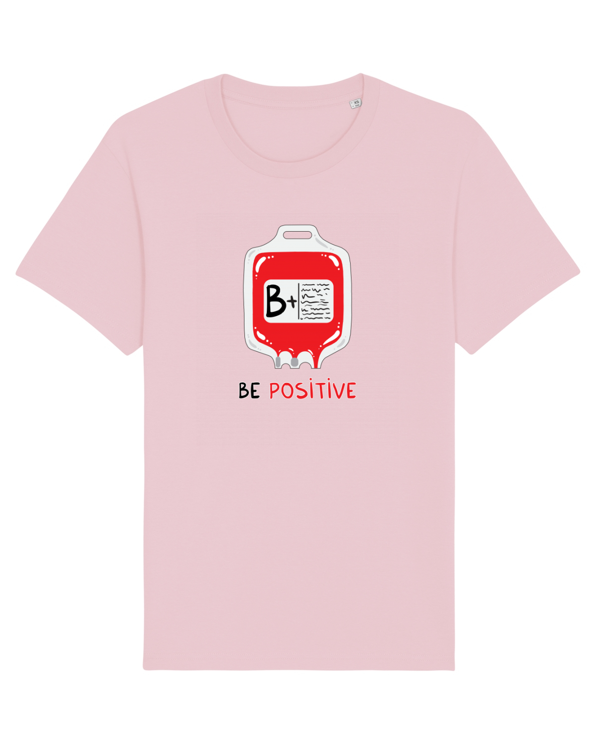 Tricou mânecă scurtă Unisex Rocker Cotton Pink