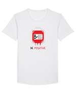 Be positive Tricou mânecă scurtă guler larg Bărbat Skater