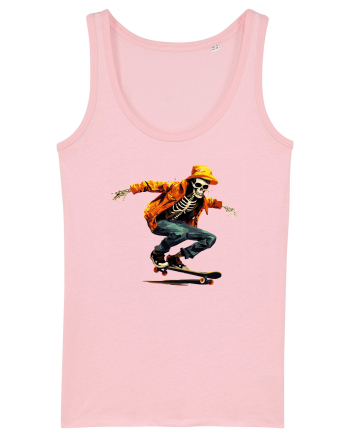 Schelet pe skateboard Cotton Pink