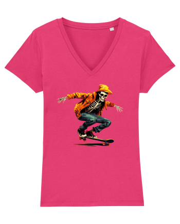 Schelet pe skateboard Raspberry