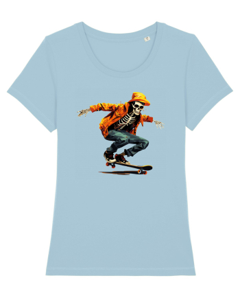 Schelet pe skateboard Sky Blue