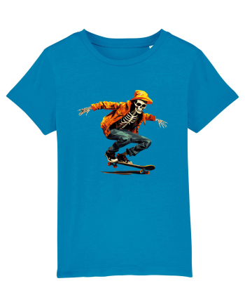 Schelet pe skateboard Azur