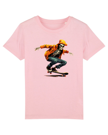 Schelet pe skateboard Cotton Pink