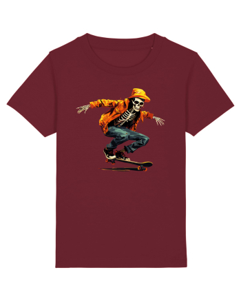 Schelet pe skateboard Burgundy