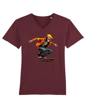 Schelet pe skateboard Burgundy