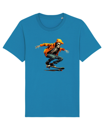Schelet pe skateboard Azur