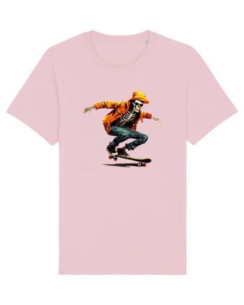 Schelet pe skateboard Cotton Pink