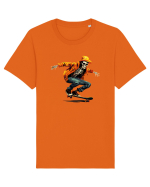 Schelet pe skateboard Tricou mânecă scurtă Unisex Rocker