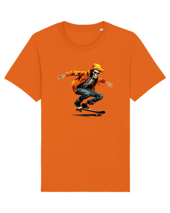 Schelet pe skateboard Bright Orange