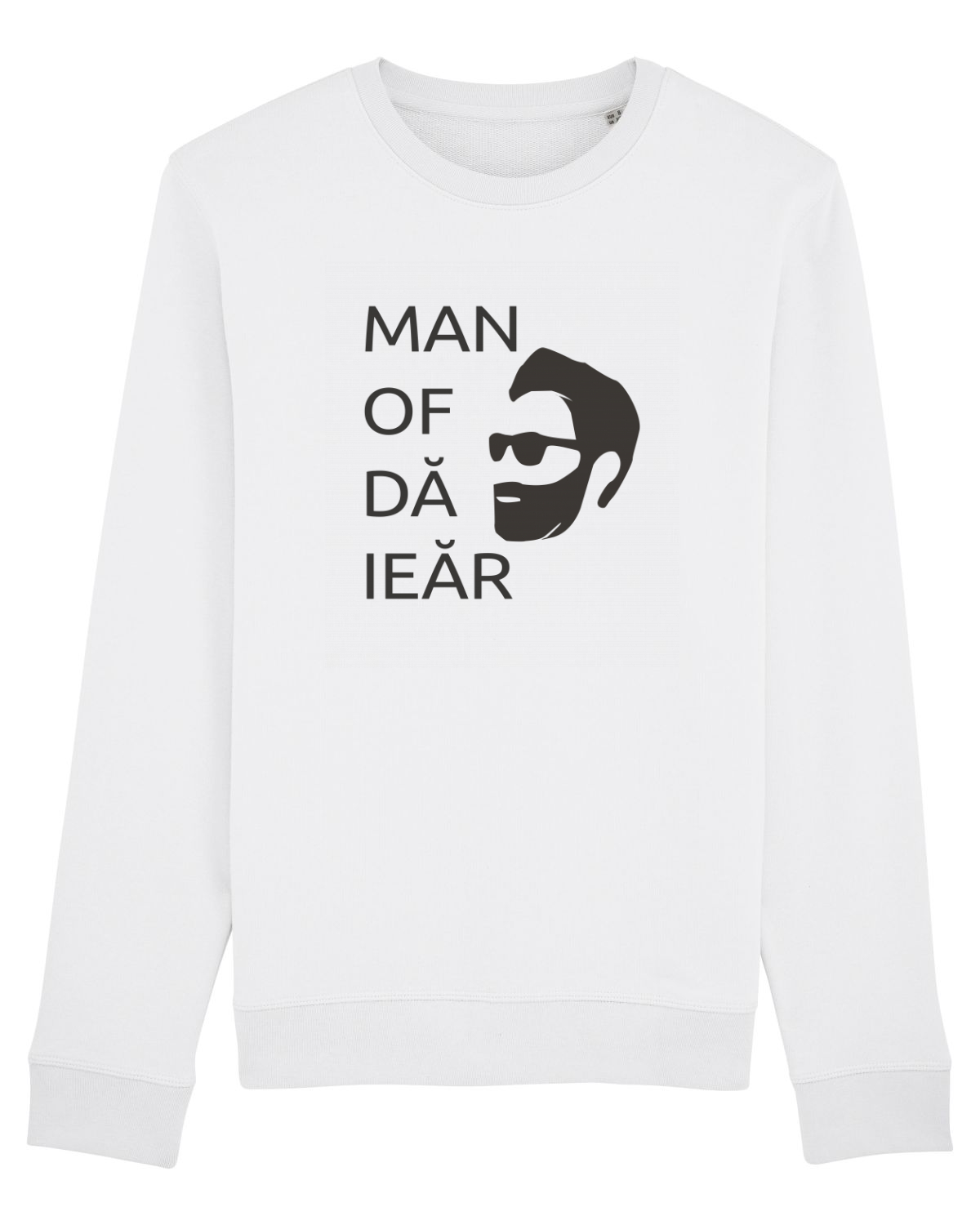 Bluză mânecă lungă Unisex Rise White