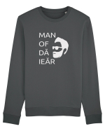 Man Of The Year (ieăr) white Bluză mânecă lungă Unisex Rise