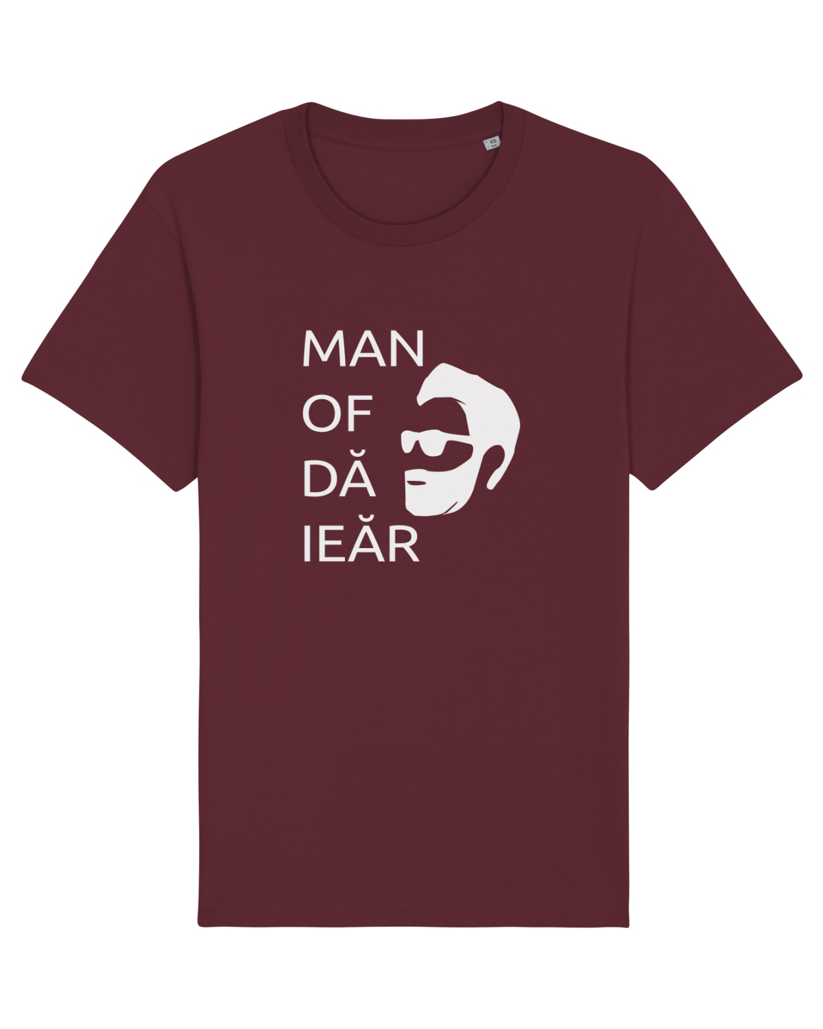 Tricou mânecă scurtă Unisex Rocker Burgundy
