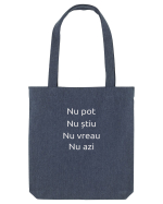 Nu azi - white Sacoșă textilă