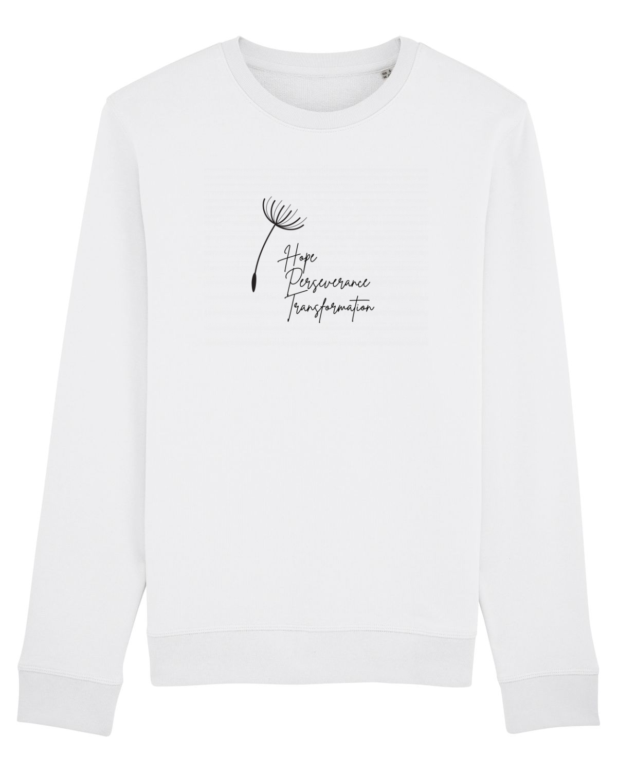 Bluză mânecă lungă Unisex Rise White