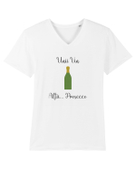Prosecco Tricou mânecă scurtă guler V Bărbat Presenter