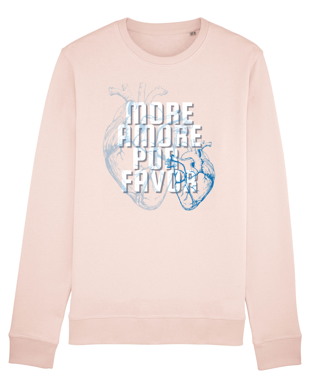 Bluză mânecă lungă Unisex Rise Candy Pink