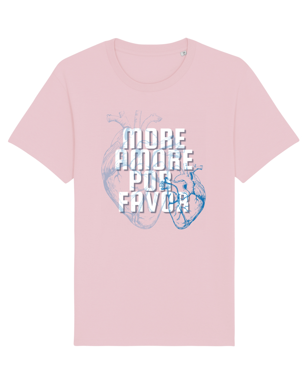 Tricou mânecă scurtă Unisex Rocker Cotton Pink