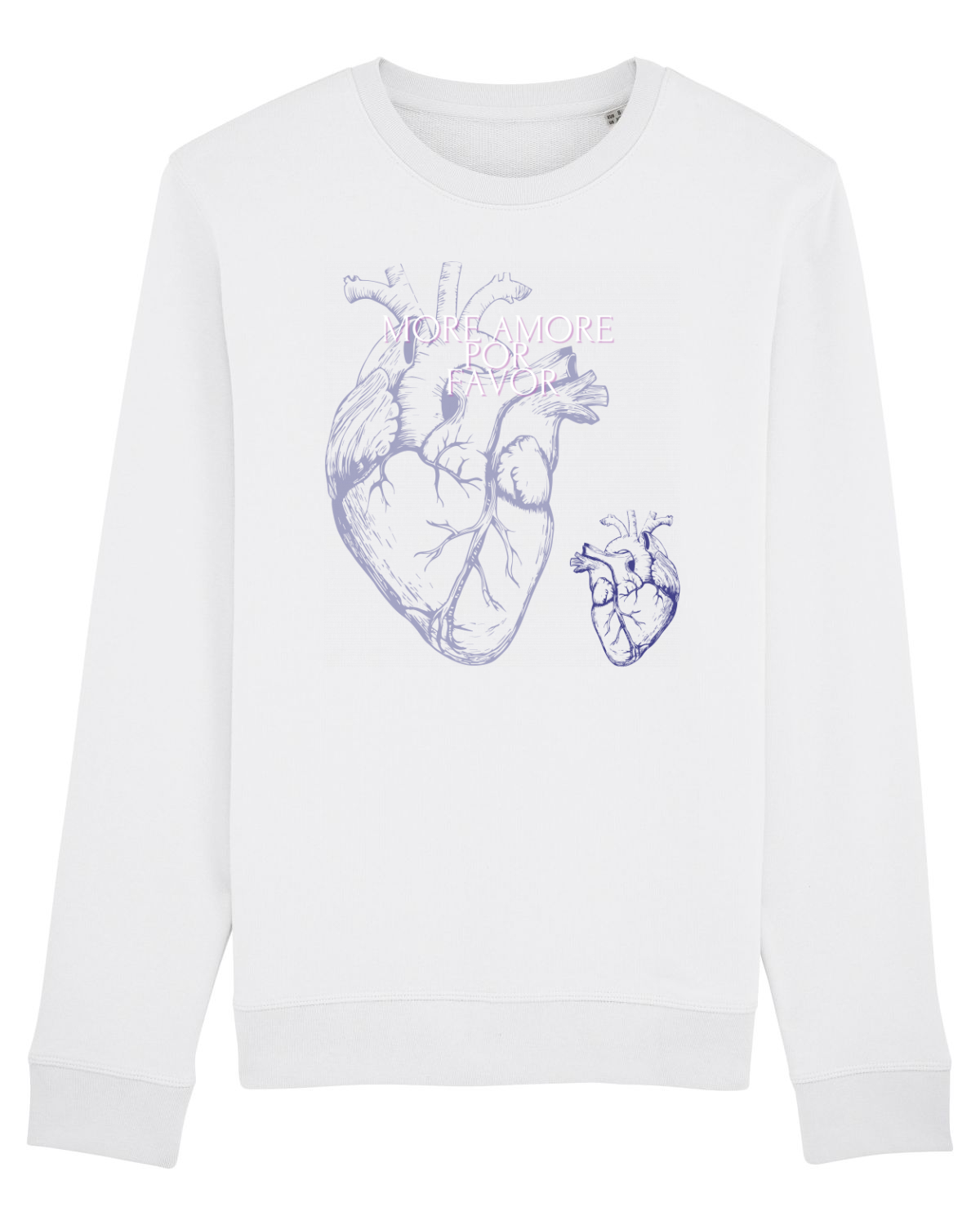 Bluză mânecă lungă Unisex Rise White