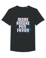 more amore por favore Tricou mânecă scurtă guler larg Bărbat Skater