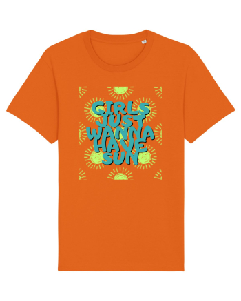 girls just wanna have sun Bright Orange