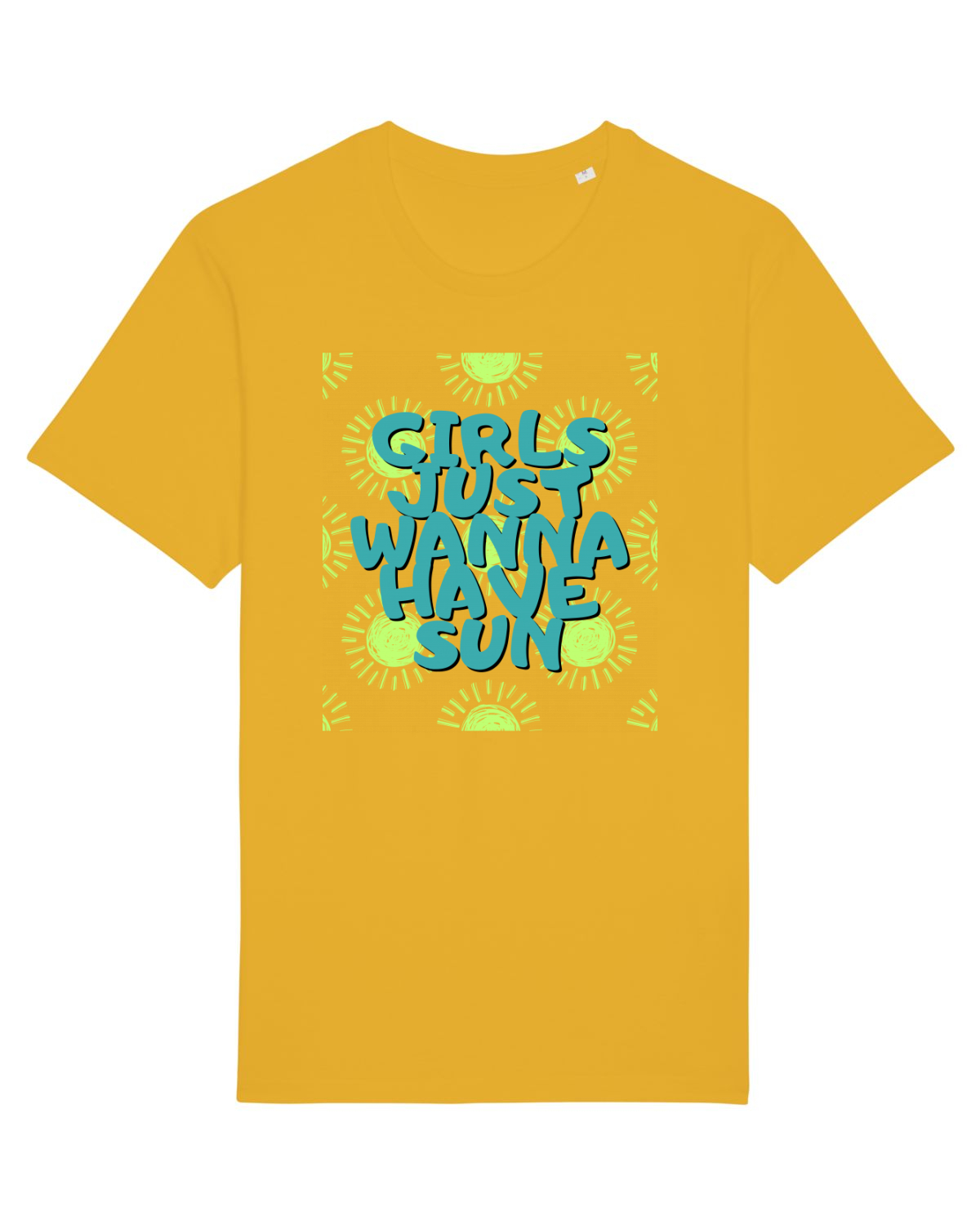 Tricou mânecă scurtă Unisex Rocker Spectra Yellow