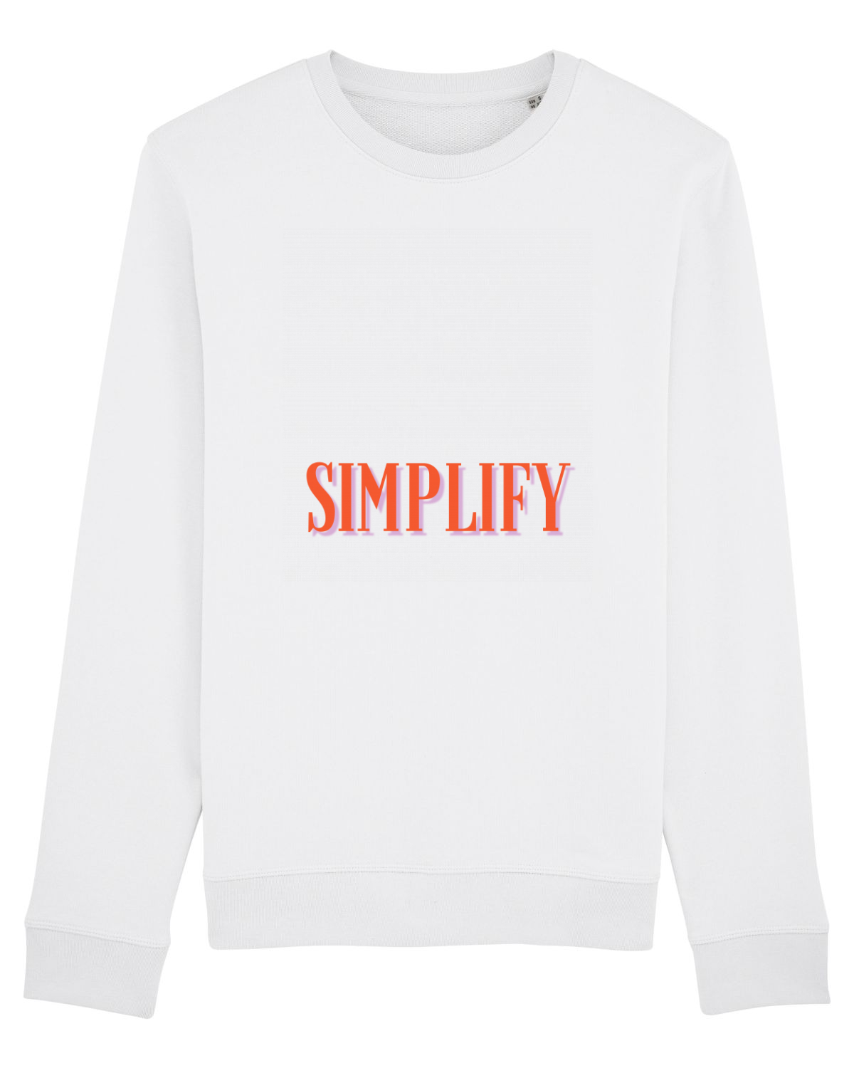 Bluză mânecă lungă Unisex Rise White