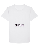 simplify Tricou mânecă scurtă guler larg Bărbat Skater