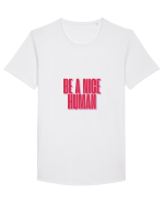 be a nice human Tricou mânecă scurtă guler larg Bărbat Skater