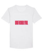 UNFKNBLVBL Tricou mânecă scurtă guler larg Bărbat Skater