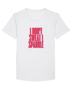 I  DON T SWEAT  I SPARKLE Tricou mânecă scurtă guler larg Bărbat Skater
