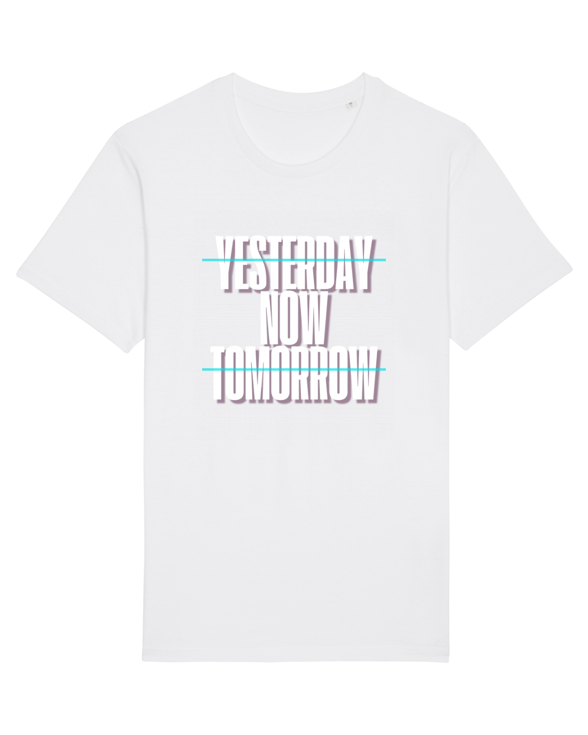 Tricou mânecă scurtă Unisex Rocker White