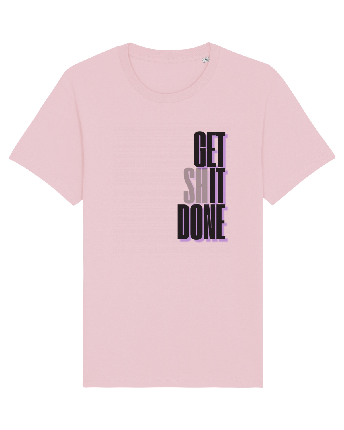 Tricou mânecă scurtă Unisex Rocker Cotton Pink