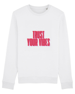 TRUST YOUR VIBES Bluză mânecă lungă Unisex Rise