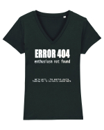 Error 404 Tricou mânecă scurtă guler V Damă Evoker