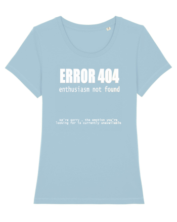 Error 404 Sky Blue