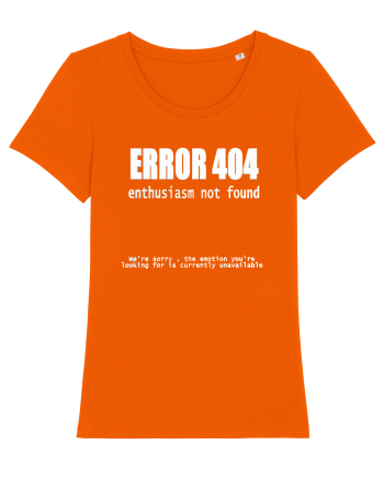 Error 404 Bright Orange