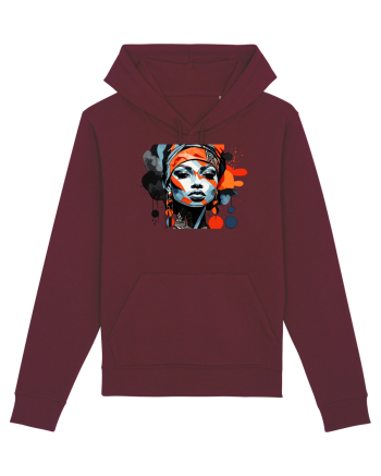 Tribal 1 Burgundy