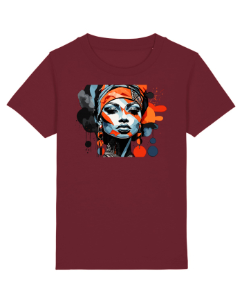 Tribal 1 Burgundy