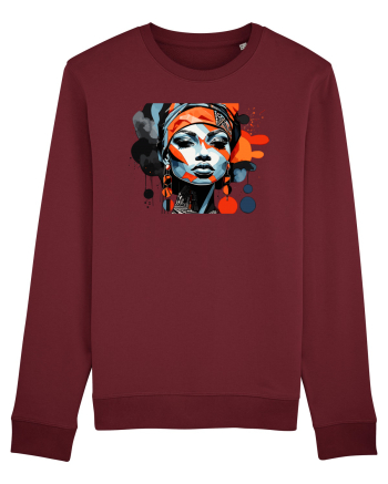 Tribal 1 Burgundy