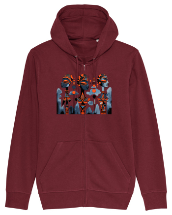 Tribal 2 Burgundy