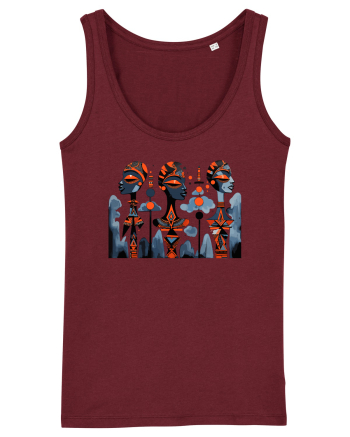 Tribal 2 Burgundy