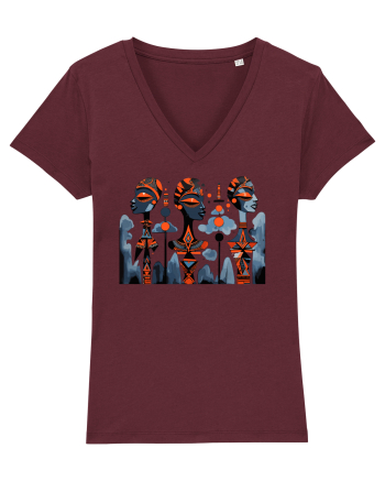 Tribal 2 Burgundy