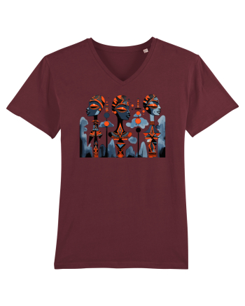 Tribal 2 Burgundy