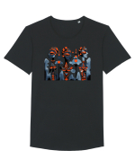 Tribal 2 Tricou mânecă scurtă guler larg Bărbat Skater