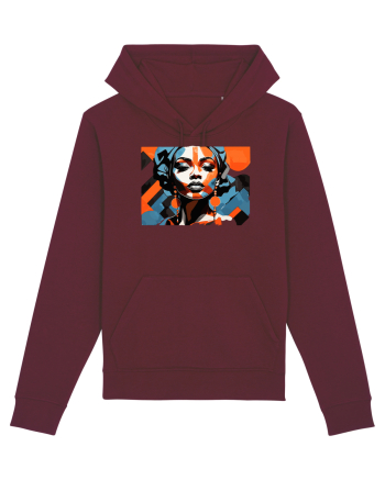 Tribal 3 Burgundy
